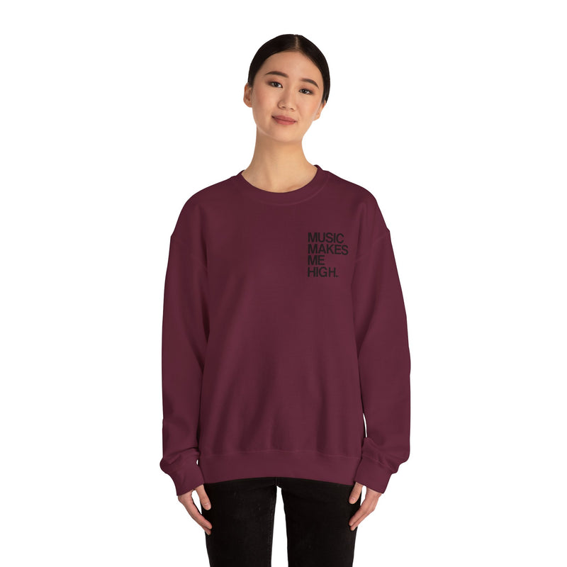 MMMH Unisex Sweatshirt: Maroon | Black Lettering