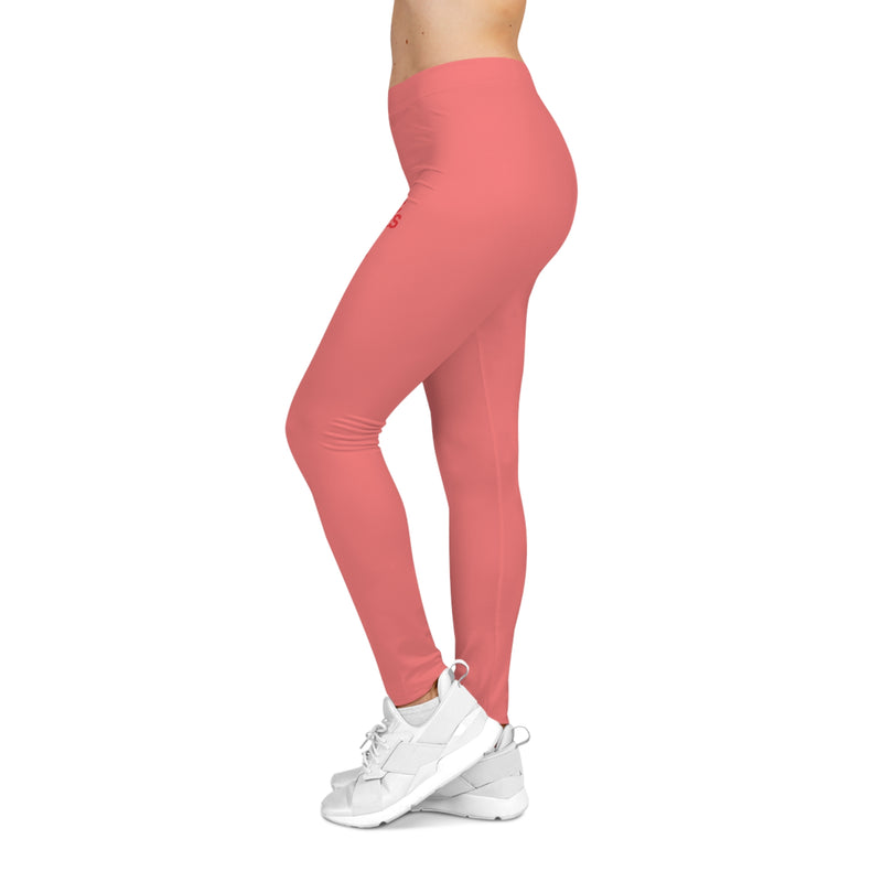 MMMH Leggings: Light Red | Red