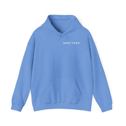 IJTT Unisex Hoodie: AT Slash White | Carolina Blue