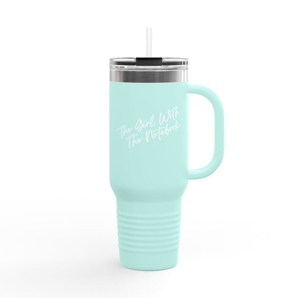 TGWTN Insulated Mug: White | Teal