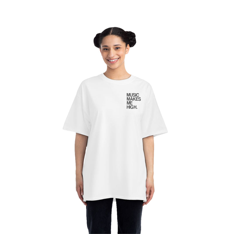 MMMH Unisex T-Shirt: White | Black Letters