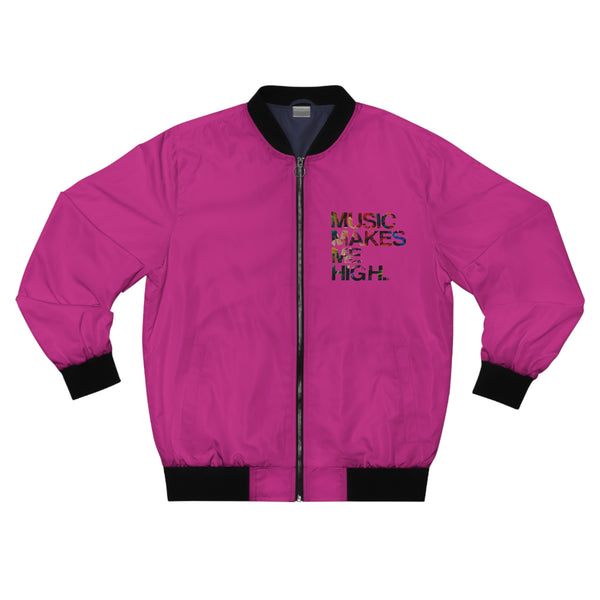 MMMH Unisex Bomber Jacket: Pink | Floral