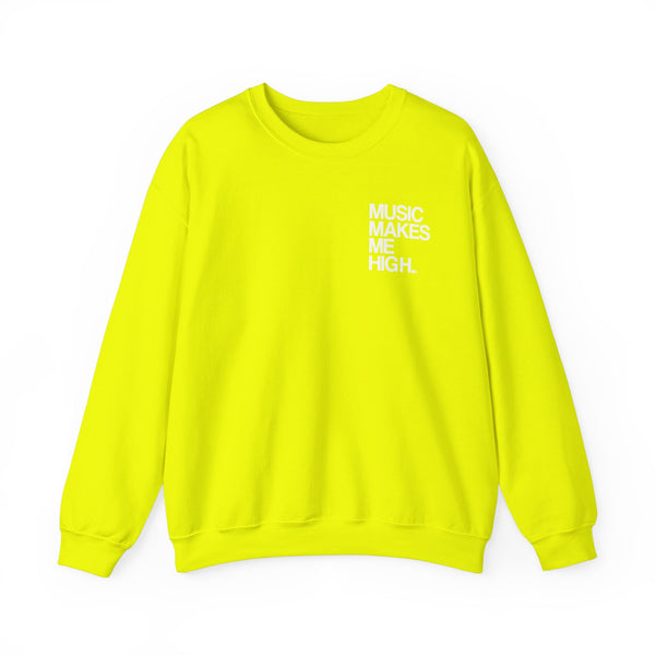 MMMH Unisex Sweatshirt: Safety Green | White