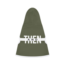 IJTT Pet Hoodie: AT Strike White | Military Green