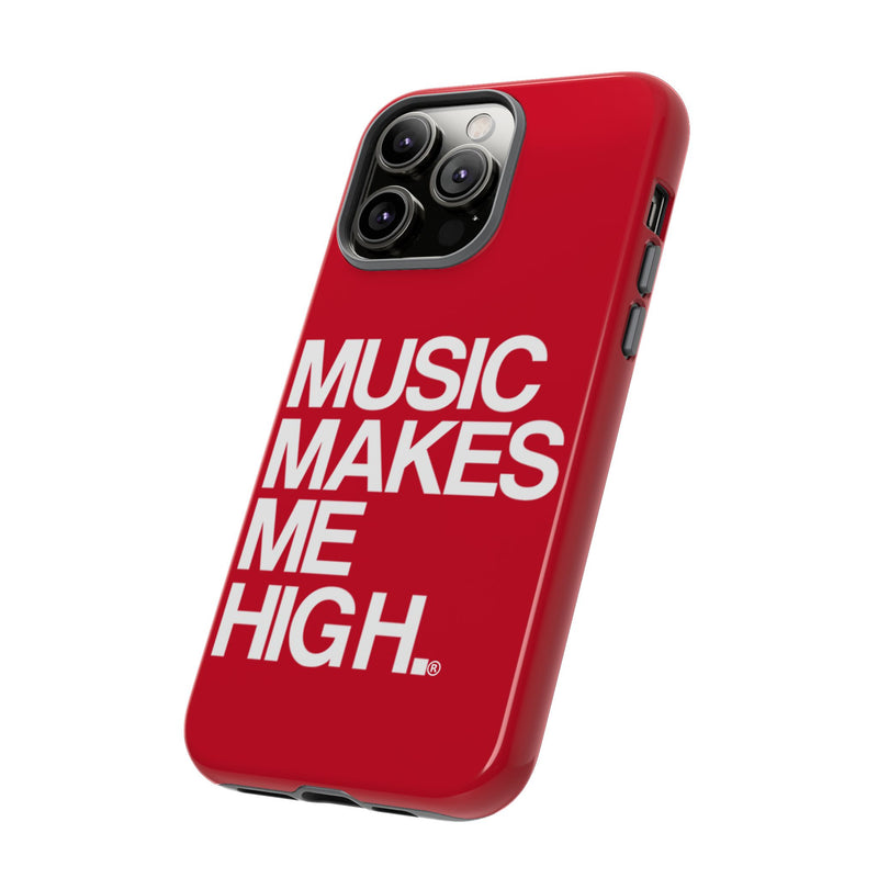 MMMH Classic Phone Case: Dark Red | White