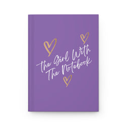 TGWTN Hardcover Journal: Brown/White | Light Purple