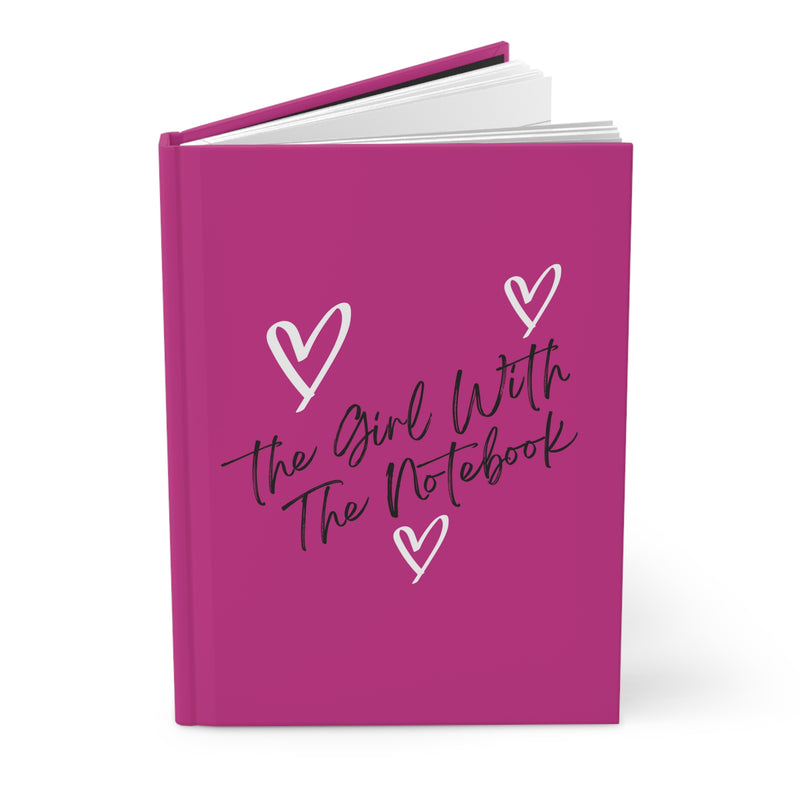 TGWTN Hardcover Journal: White/Black | Pink