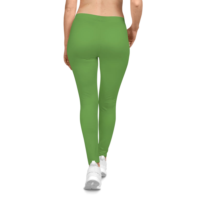 MMMH Leggings: Green | White