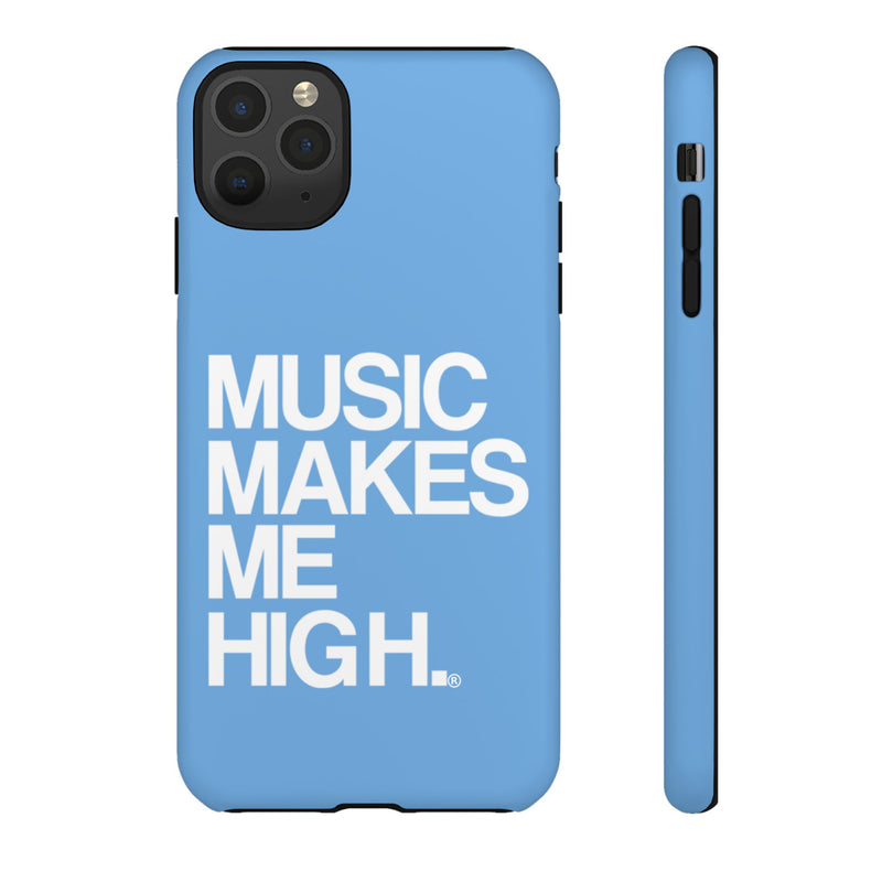 MMMH Classic Phone Case: Light Blue | White