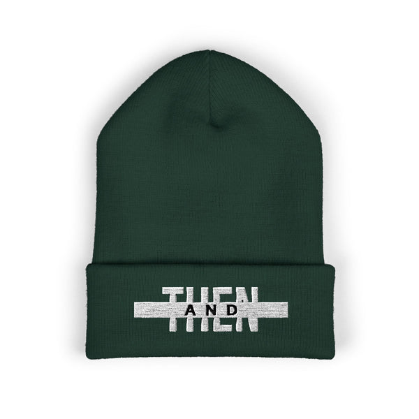 IJTT Beanie Hat: AT Strike White | Dark Green