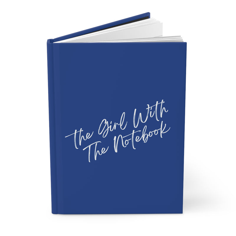 TGWTN Hardcover Journal: White | Dark Blue