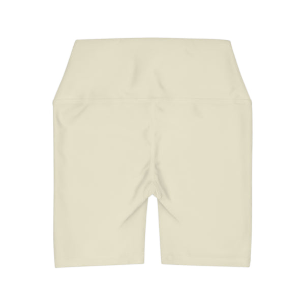 MMMH Yoga Shorts: Beige | Light Brown