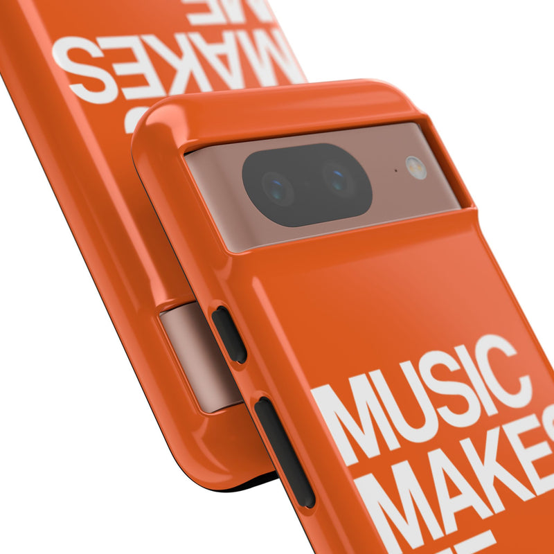 MMMH Classic Phone Case: Orange | White