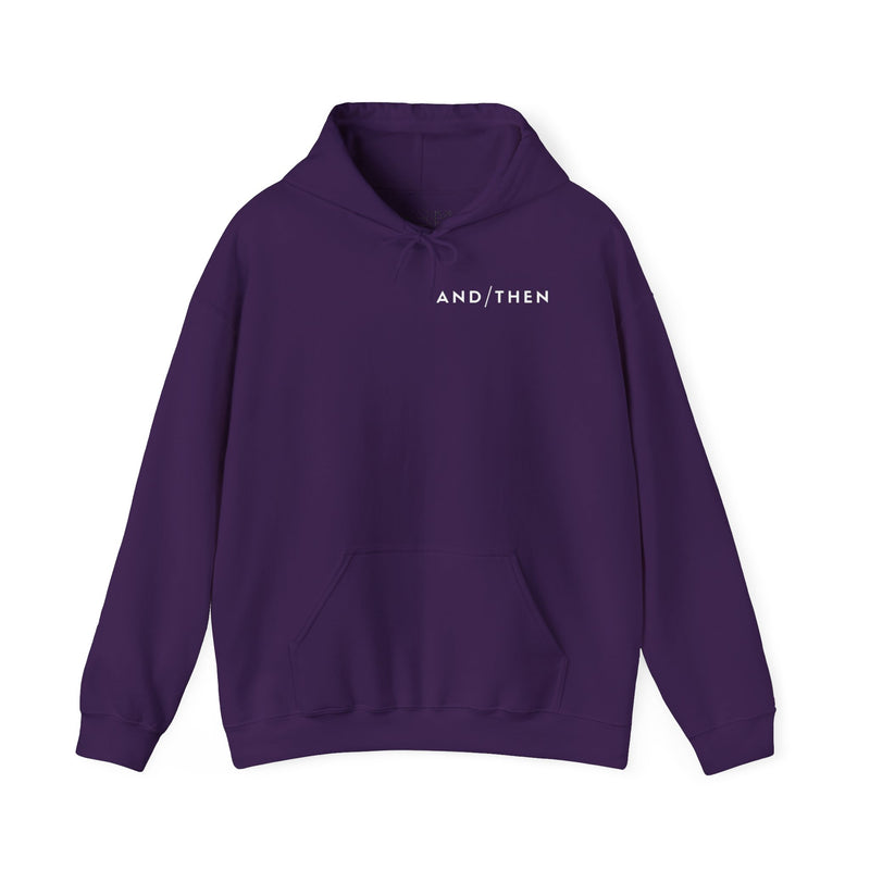 IJTT Unisex Hoodie: AT Slash White | Purple