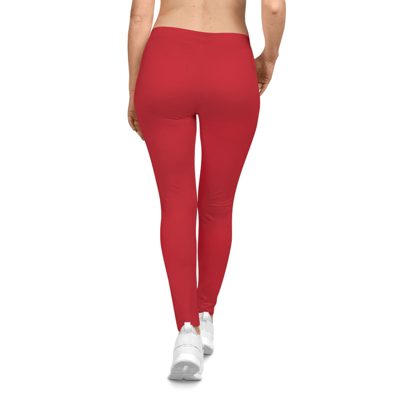 MMMH Leggings: Dark Red | Black