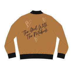 TGWTN Women's Bomber Jacket: Brown/Black | Light Brown