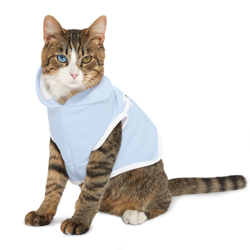 IJTT Pet Hoodie: AT Strike White | Light Blue