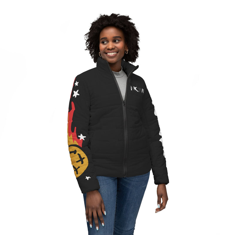 NOVL Women’s Puffer Jacket: Survive | Black