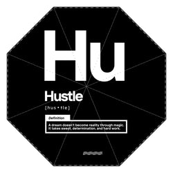 NOVL Umbrella: Hustle White | Black