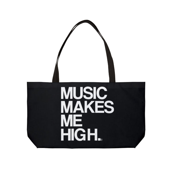 Copy of MMMH Weekender Bag (Black Handle): Black | White