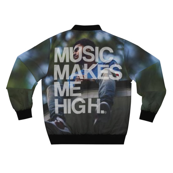 MMMH Unisex Bomber Jacket: 2014 Forest Hills Drive | White