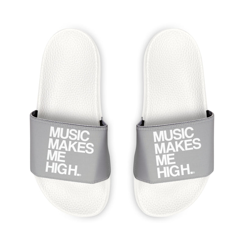 MMMH Unisex Slides: Light Gray/White | White