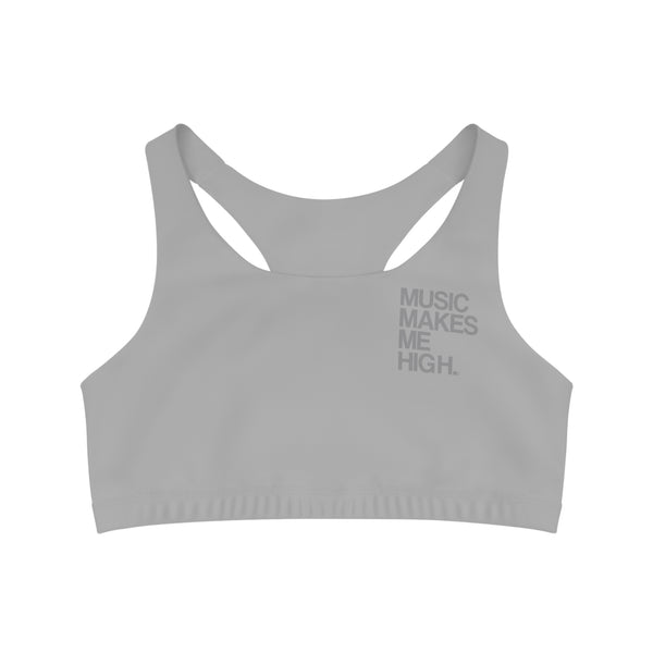 MMMH Sports Bra: Light Grey | Grey