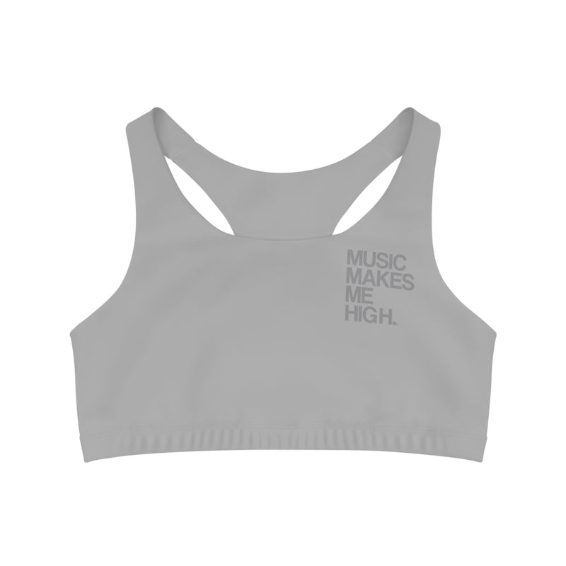 MMMH Sports Bra: Light Grey | Grey