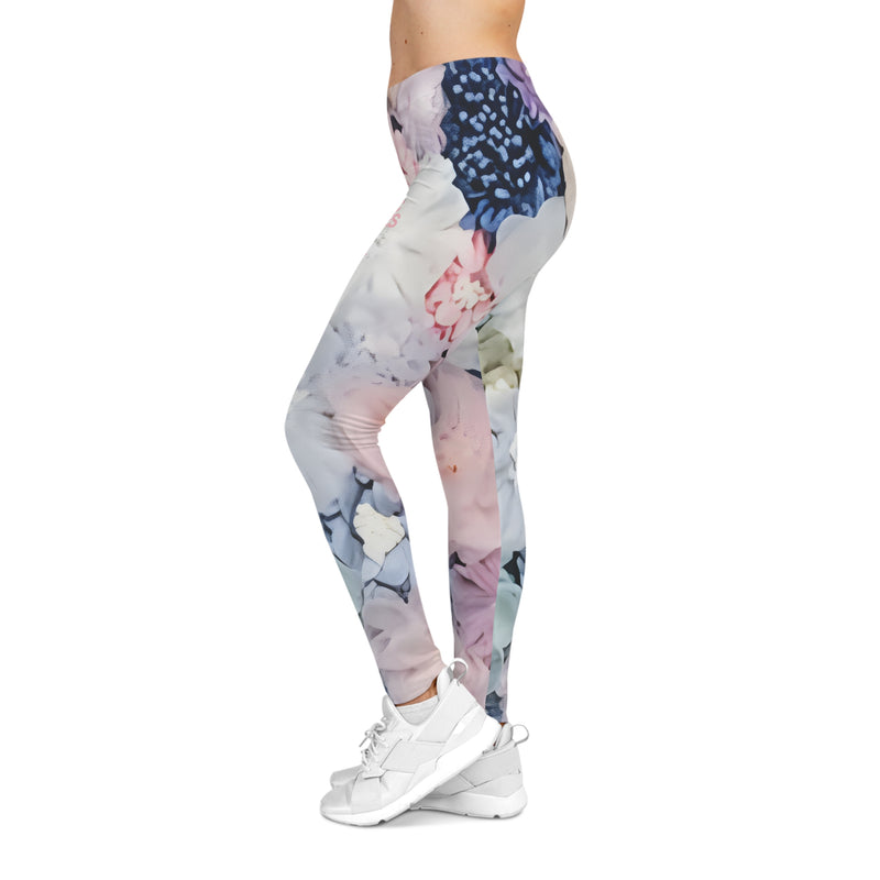 MMMH Leggings: Flowers | Light Pink