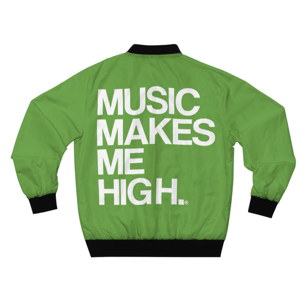 MMMH Bomber Jacket: Green | White Lettering