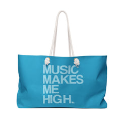 MMMH Weekender Bag (Rope Handle): Turquoise | Light Turquoise