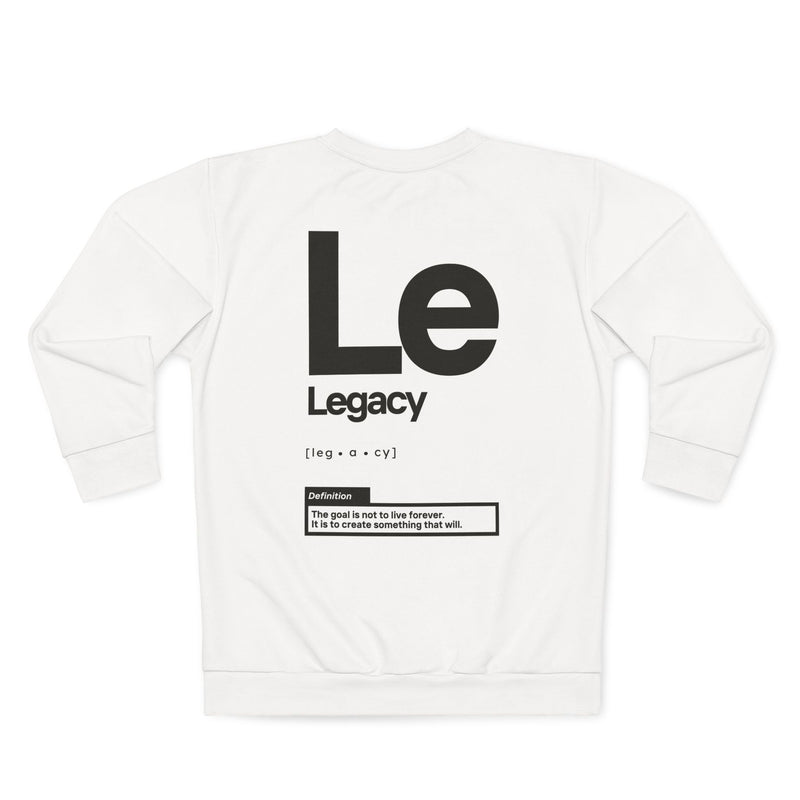 NOVL Unisex Sweatshirt: Legacy White | Black