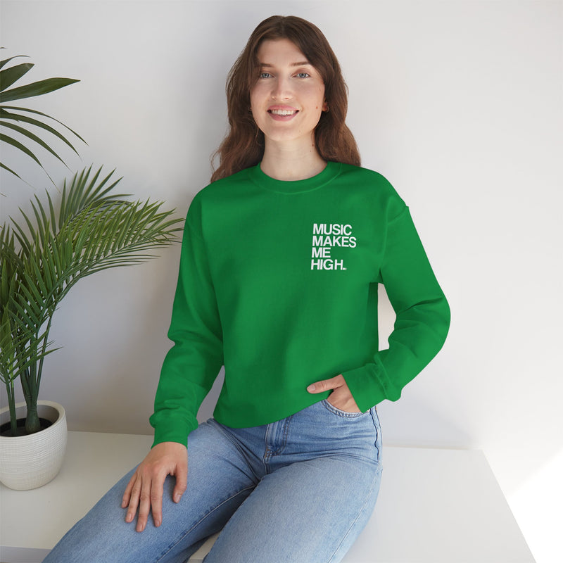 MMMH Unisex Sweatshirt: Irish Green | White