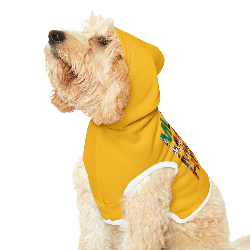 MMMH Pet Hoodie: Yellow | Graffiti