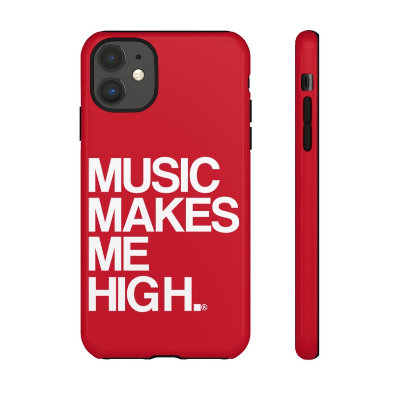 MMMH Classic Phone Case: Dark Red | White