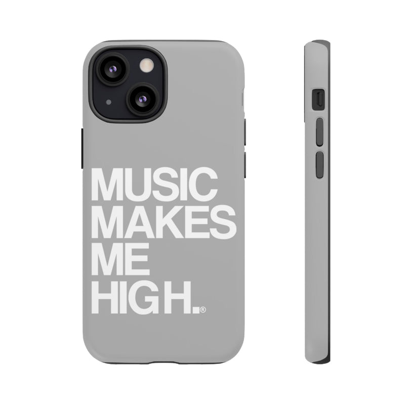 MMMH Classic Phone Case: Light Grey | White