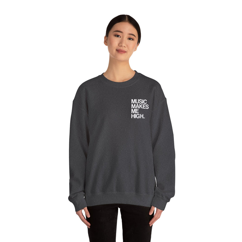 MMMH Unisex Sweatshirt: Dark Heather | White Lettering