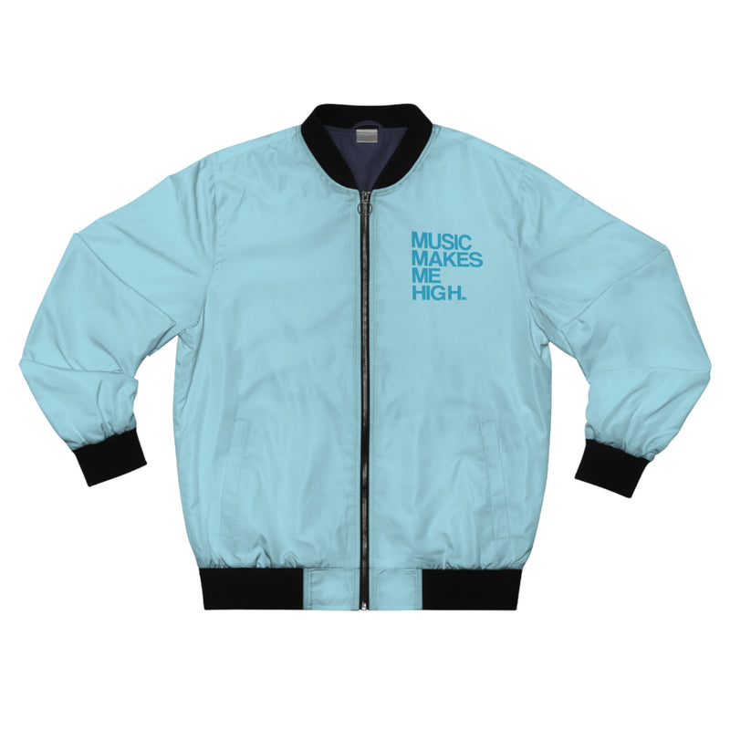 MMMH Unisex Bomber Jacket: Light Turquoise | Turquoise