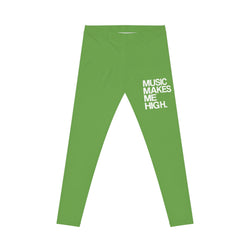 MMMH Leggings: Green | White