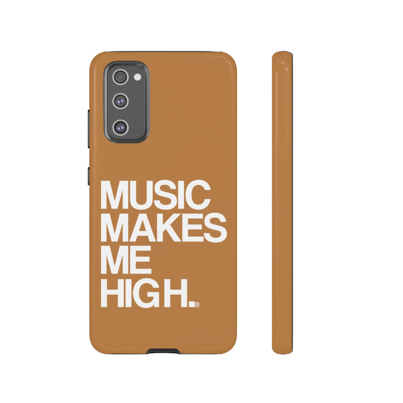 MMMH Classic Phone Case: Light Brown | White