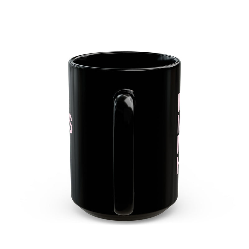 MMMH Black Mug: Light Pink