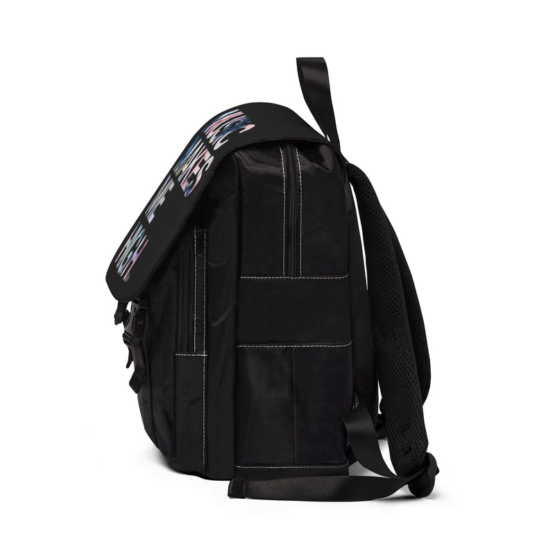 MMMH Backpack: Black | Flowers