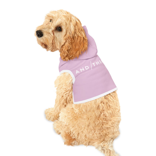 IJTT Pet Hoodie: AT Slash White | Lilac