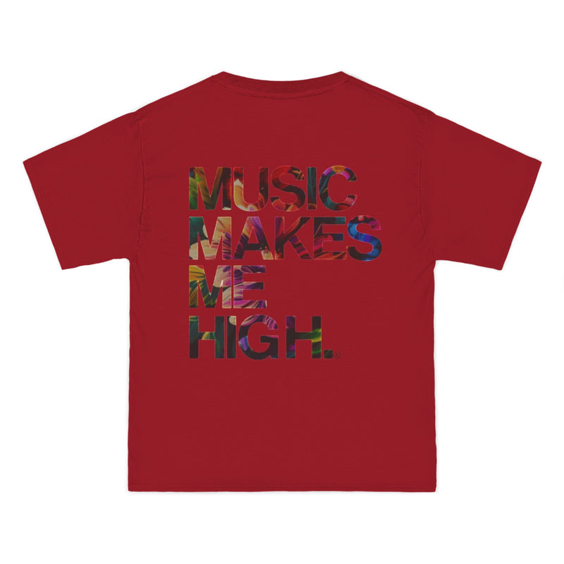 MMMH Unisex T-Shirt: Deep Red | Floral