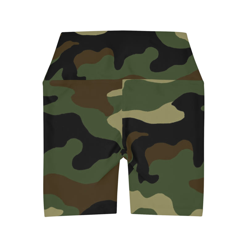 MMMH Yoga Shorts: Camo | Red