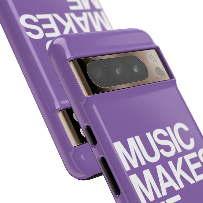 MMMH Classic Phone Case: Light Purple | White