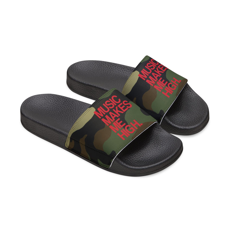 MMMH Unisex Sandals: Camo/Black | Red