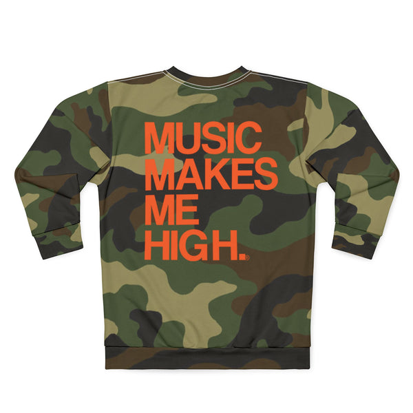 MMMH Unisex Sweatshirt: Camo | Orange