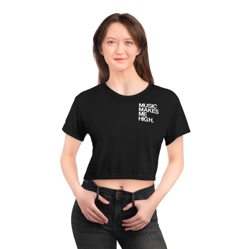 Copy of MMMH Cropped Top: Black | White