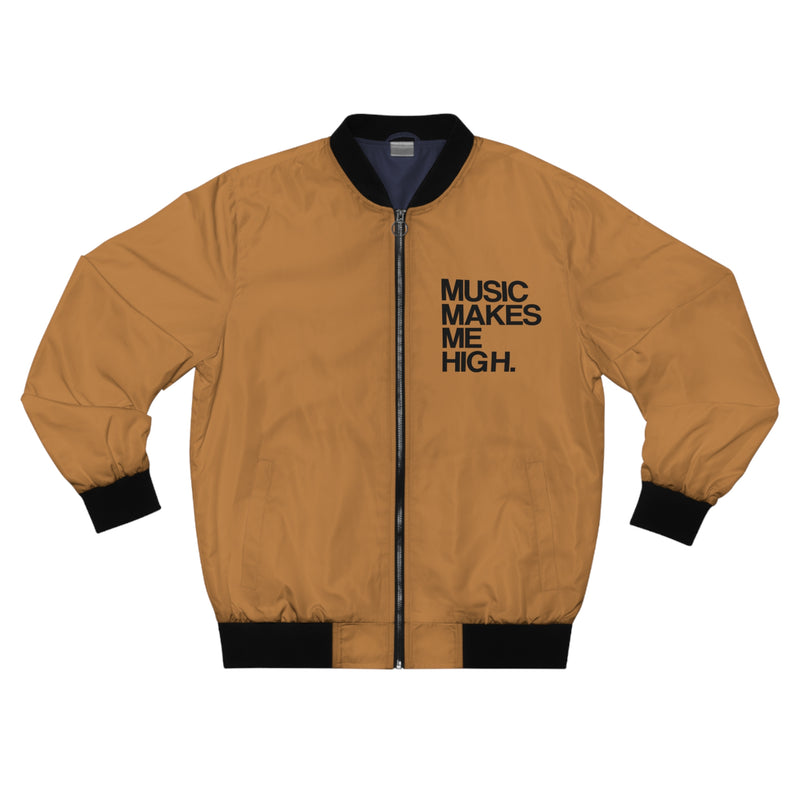 MMMH Bomber Jacket: Light Brown | Black Lettering